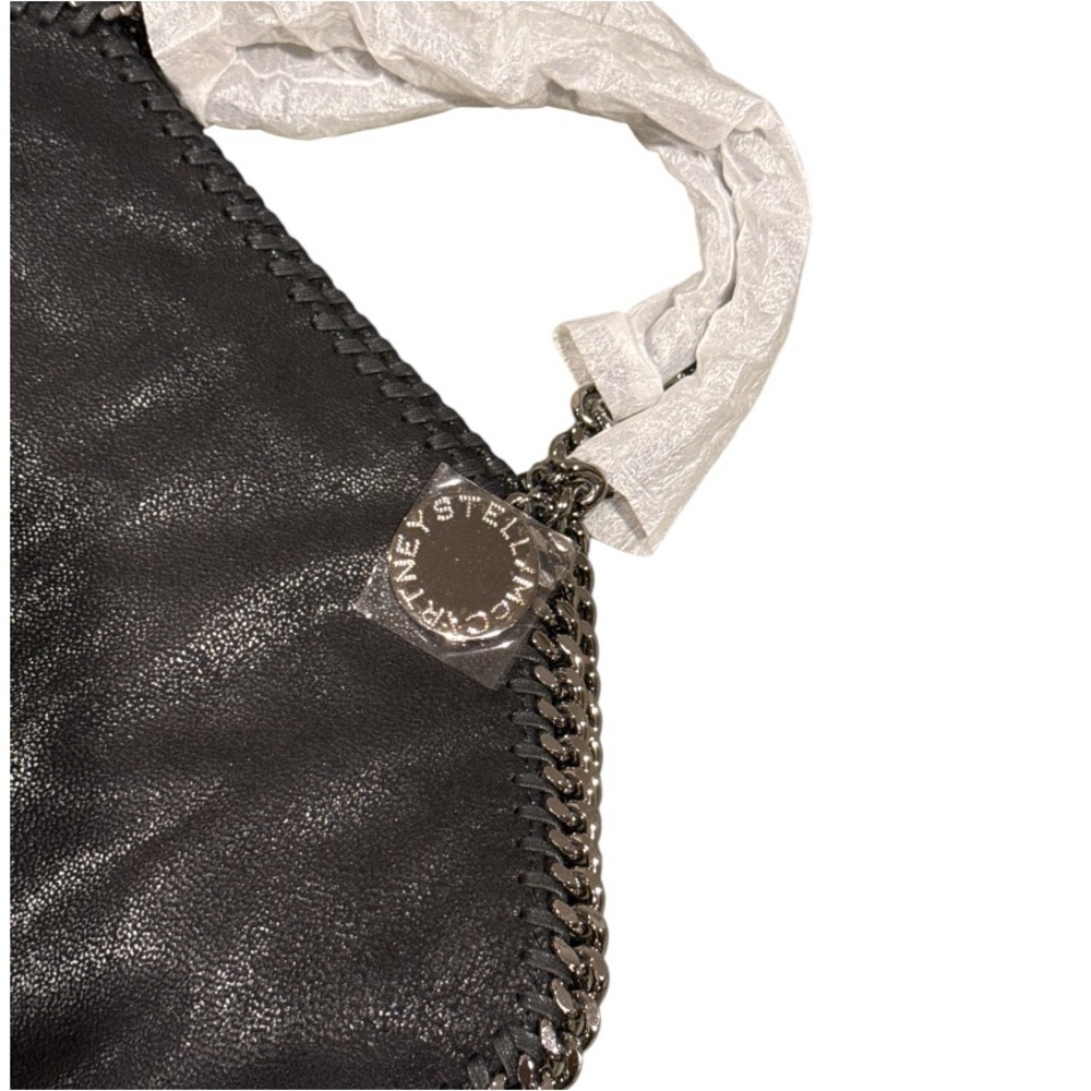 Authentic Stella McCartney iconic black silver Falabella tote bag NEW NWOT - Picture 8 of 11